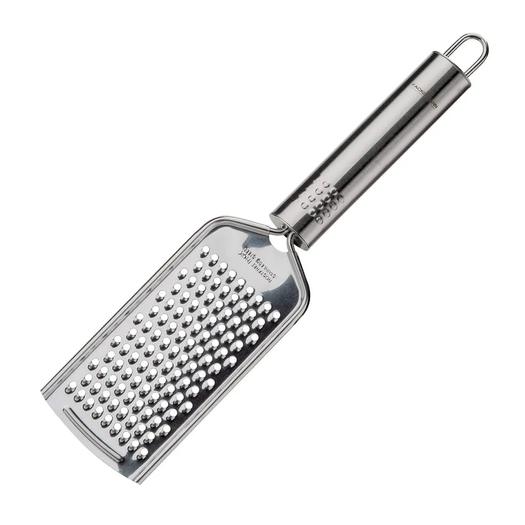 Fackelmann Reibe OVALGRIFF, Käsereibe, Zester Aus Rostfreiem Edelstahl (Farbe: Silber), Menge: 1 Stück 4 Fackelmann Reibe OVALGRIFF, Käsereibe, Zester Aus Rostfreiem Edelstahl (Farbe: Silber), Menge: 1 Stück – Bild 4