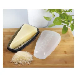 Fackelmann Parmesanreibe- Und Frischebox, Parmesanhobel, Käsereibe Mit Servier-Behälter (Farbe: Transparent/Grau), Menge: 1 Stück -Herd Gluck Verkäufe 9a96210e95093b14bc6889ecb17bcd9e