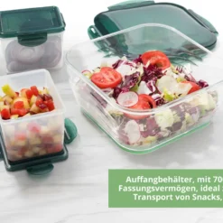 Genius Nicer Dicer Chef Deluxe (34 Teile) Inkl. Glasschüssel-Set Gemüse-& Obst Schneider Allesschneider In Smaragdgrün; A27062 -Herd Gluck Verkäufe 9c6f442b1d29f0cc683c6b603a5fb797