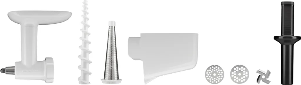 KitchenAid 5KSM2FPPC Zubehör Set Bundle Für Küchenmaschinen, Fleischwolf, Pürieraufsatz, Gemüseschneider (5KSMFVSFGA + 5KSMVSA) 1 KitchenAid 5KSM2FPPC Zubehör Set Bundle Für Küchenmaschinen, Fleischwolf, Pürieraufsatz, Gemüseschneider (5KSMFVSFGA + 5KSMVSA)
