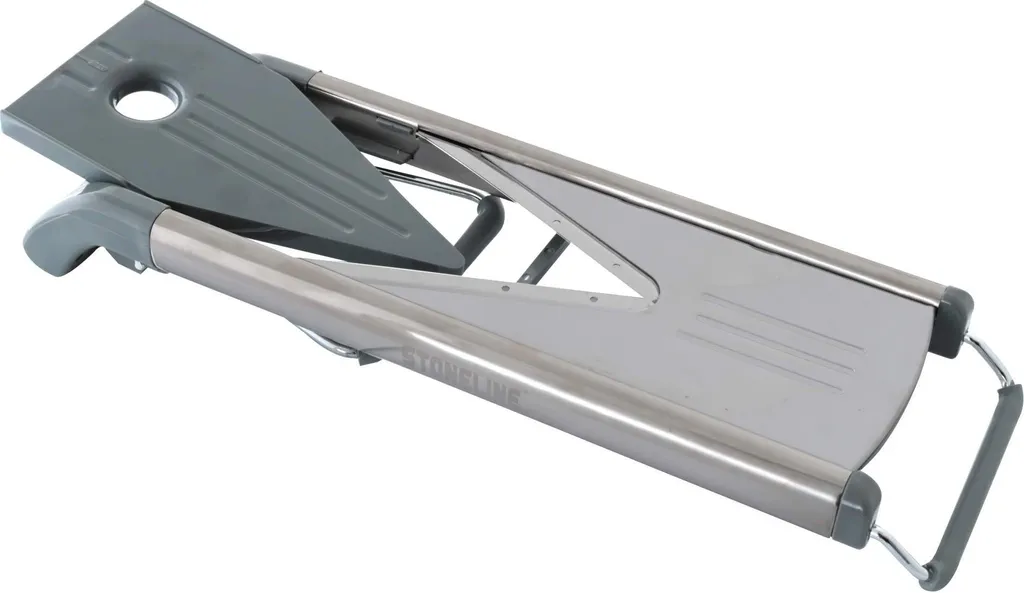 Stoneline Edelstahl Gemüsehobel Mit 5 Schneideinsätzen 3 Stoneline Edelstahl Gemüsehobel Mit 5 Schneideinsätzen – Bild 3