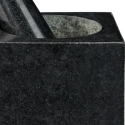Relaxdays Eckiger Granit Mörser Mit Stößel -Herd Gluck Verkäufe abc148d118f8eafebf2b42e21ada3f98