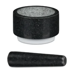Relaxdays Granit Mörser Mit Stößel Rutschfest -Herd Gluck Verkäufe b5ba7f62fd669f7e311191808f85f67a