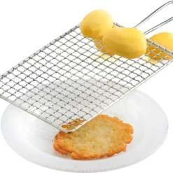 Weis 114148 Edelstahl Katoffelreibe Kartoffelpufferreibe Reibe 14x22cm