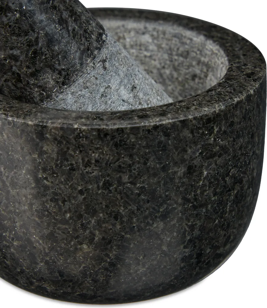 Relaxdays Granit Mörser Mit Stößel Klein 7 Relaxdays Granit Mörser Mit Stößel Klein – Bild 7