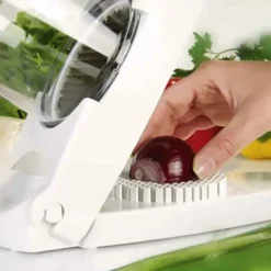 Genius Zwiebel- Und Gemüseschneider 3tlg. Weiß -Herd Gluck Verkäufe bca0fa155a64e54224f684b0e90b62ee
