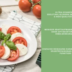 Genius Nicer Dicer Chef Deluxe (34 Teile) Inkl. Glasschüssel-Set Gemüse-& Obst Schneider Allesschneider In Smaragdgrün; A27062 -Herd Gluck Verkäufe beb2e9996e50985e5574f4867ef8b8b7 2