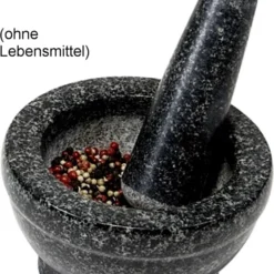 KESPER Mörser Granit Ø 16 Cm H: 8,5 Cm Mit Schlegel 71501 -Herd Gluck Verkäufe c024c456829419fbda473ef80d03991c