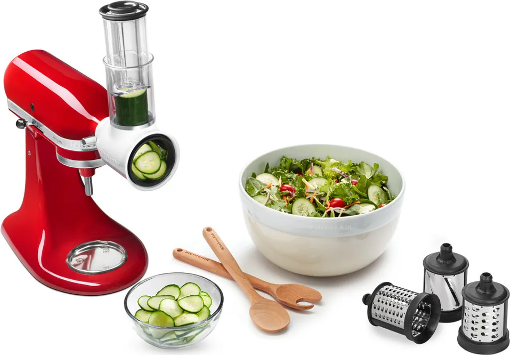 KitchenAid 5KSM2FPPC Zubehör Set Bundle Für Küchenmaschinen, Fleischwolf, Pürieraufsatz, Gemüseschneider (5KSMFVSFGA + 5KSMVSA) 5 KitchenAid 5KSM2FPPC Zubehör Set Bundle Für Küchenmaschinen, Fleischwolf, Pürieraufsatz, Gemüseschneider (5KSMFVSFGA + 5KSMVSA) – Bild 5