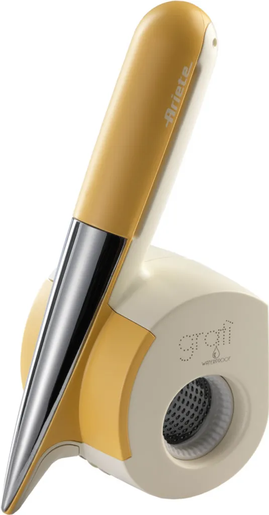 Ariete Elektrische Käse-/Schoko-/Nuss-Reibe GRATI Wasserdicht 1 Ariete Elektrische Käse-/Schoko-/Nuss-Reibe GRATI Wasserdicht