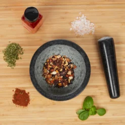 Relaxdays Granit Mörser Mit Stößel Rutschfest -Herd Gluck Verkäufe c7945de16ba735518c440ba9b721623a