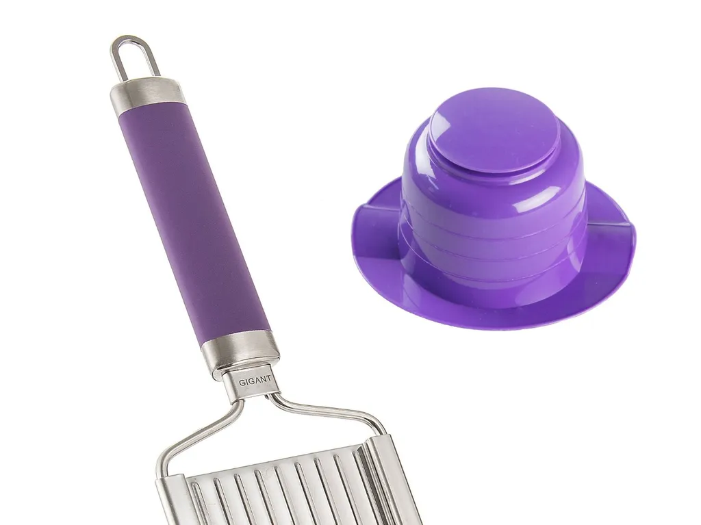 Muxel Gemüse-Hobel (Vierfachhobel) Mega-Set Mit 5 Zusätzlichen Einsätzen In Der Praktischen Multi-Box, Lila 3 Muxel Gemüse-Hobel (Vierfachhobel) Mega-Set Mit 5 Zusätzlichen Einsätzen In Der Praktischen Multi-Box, Lila – Bild 3