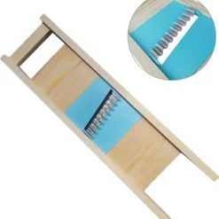 Kartoffel Gitter Gemüseschneider, Hölzern Gemüsereibe Gewelltes Netz Grater Reibe Gemüsehobel -Herd Gluck Verkäufe ce7d152f1784047012fe9b33fc5af05f