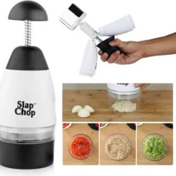 Knoblauch Triturator Lebensmittel Chopper Slap Chop Obst Gemüse Reibe Küche Zubehör Werkzeug