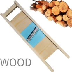 Kartoffel Gitter Gemüseschneider, Hölzern Gemüsereibe Gewelltes Netz Grater Reibe Gemüsehobel -Herd Gluck Verkäufe cfdb2d8075670bbcf15eef8fb712aa99