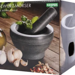 KESPER Mörser Granit Ø 16 Cm H: 8,5 Cm Mit Schlegel 71501 -Herd Gluck Verkäufe da0ba3b3889818fe3698c318625b2042