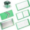 Genius Nicer Dicer Exclusive Gemüseschneider 6tlg Zubehör-Set Mit Reibe + Hobel; A34290
