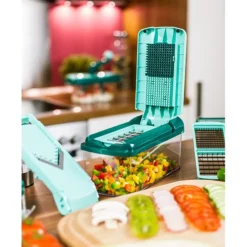 Genius Nicer Dicer Fusion 13tlg. Mint -Herd Gluck Verkäufe e025bc23d2b74f3d4b5bb03c707f4080