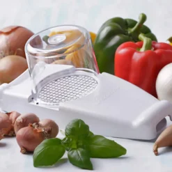 Genius Zwiebel- Und Gemüseschneider 3tlg. Weiß -Herd Gluck Verkäufe e1133b556f4f44a7980af9894f49fe90