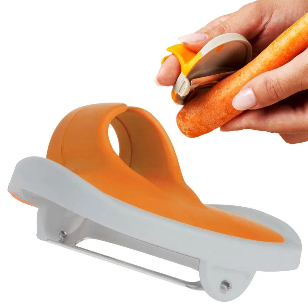 NAVA Sparschäler Zum Tragen Am HANDFINGER Obstschäler Gemüseschäler 1 NAVA Sparschäler Zum Tragen Am HANDFINGER Obstschäler Gemüseschäler