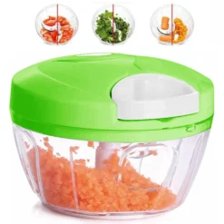 Zwiebelschneider - Manueller Zerkleinerer - Multizerkleinerer Mit Seilzug Für Zwiebel, Kräuter, Nüsse, Sahne - - Spülmaschinenfest,Gemüseschneider,HM-03955 -Herd Gluck Verkäufe ede32d19110420c4ec38d4510d100d06