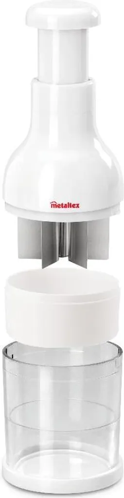 Metaltex Zwiebelhacker Twist Weiß ABS 2 Metaltex Zwiebelhacker Twist Weiß ABS – Bild 2