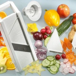 GSD 30 000 Universal-Gemüsehobel Aus Kunststoff, Mit 3 Einsätzen Aus Edelstahl, Silber -Herd Gluck Verkäufe f01ceef602a1d9745fd357ce44c5f534