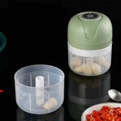 100ml Elektrische KnoblauchpresseEdelstahl Knoblauch-Artefakt, Knoblauchschneider, Knoblauchpresse Grün 9 100ml Elektrische KnoblauchpresseEdelstahl Knoblauch-Artefakt, Knoblauchschneider, Knoblauchpresse Grün -Herd Gluck Verkäufe f03300a21db03c1a678f89efaee79a21