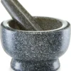 Zeller Mörser & Stößel-Set, Granit, Anthrazit Ø13x8