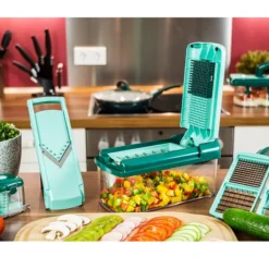 Genius Nicer Dicer Fusion 13tlg. Mint -Herd Gluck Verkäufe f1b0429bc6bf49f98a0b2948f3b812f4