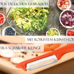 Sparschäler 2er Set Schäler Obst Gemüse Mit Rostfreier Scharfer Pendelklinge Universalschäler Für Rechts Und Linkshänder Allzweckschäler Zum Schälen Von Obst Gemüse Spülmaschinen Geeignet Orange -Herd Gluck Verkäufe f2d8ba3513c51f154b88ceb16a74c40c