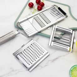 Gemüsehobel Multi-Karton-Packung Mit 3 Zusätzlichen Klingen Und Gemüseschäler -Herd Gluck Verkäufe f33a7560004dc92338b020f3fb2331bc 2