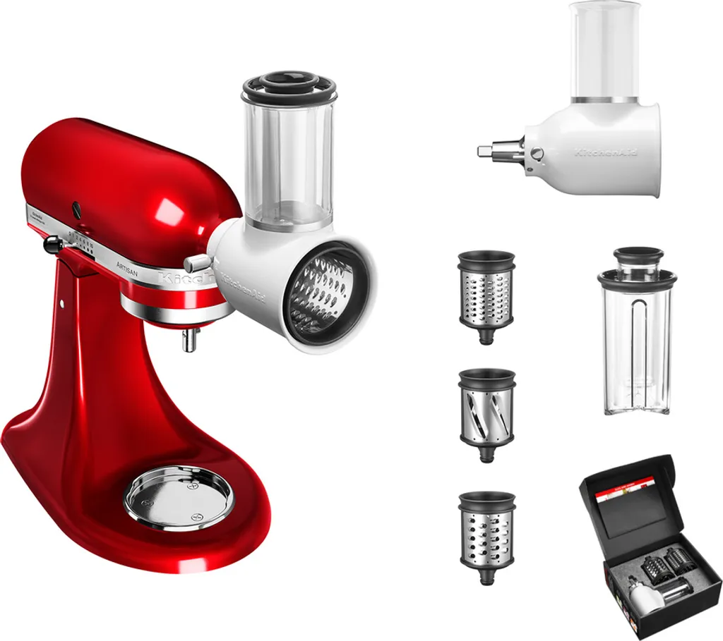 KitchenAid 5KSM2FPPC Zubehör Set Bundle Für Küchenmaschinen, Fleischwolf, Pürieraufsatz, Gemüseschneider (5KSMFVSFGA + 5KSMVSA) 8 KitchenAid 5KSM2FPPC Zubehör Set Bundle Für Küchenmaschinen, Fleischwolf, Pürieraufsatz, Gemüseschneider (5KSMFVSFGA + 5KSMVSA) – Bild 8