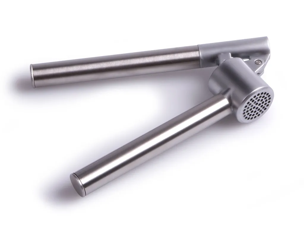 Knoblauch- Presse Aus Edelstahl Ø3cm, L 16cm Aluminium Profi 8 Knoblauch- Presse Aus Edelstahl Ø3cm, L 16cm Aluminium Profi – Bild 8