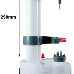 Topchances Elektrischer Kartoffelschäler Apfelschäler Gemüseschäler Obstschäler Elektro Schäler Für Obst & Gemüse, Edelstahl-Klinge (Weiß) 12 Topchances Elektrischer Kartoffelschäler Apfelschäler Gemüseschäler Obstschäler Elektro Schäler Für Obst & Gemüse, Edelstahl-Klinge (Weiß) -Herd Gluck Verkäufe fc69641611c3729ebb54d1680dcf127e