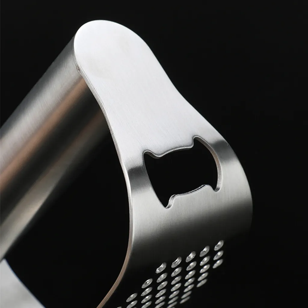 Knoblauch Ingwer Presse, Knoblauchpresse, Crusher Squeezer Stampfer 304 Edelstahl Crusher Squeezer Für Knoblauch Ingwer 6 Knoblauch Ingwer Presse, Knoblauchpresse, Crusher Squeezer Stampfer 304 Edelstahl Crusher Squeezer Für Knoblauch Ingwer – Bild 6